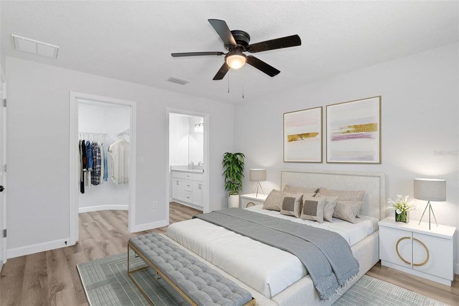 Furnished interior view inside a new home in , Citrus Springs (Image 13).