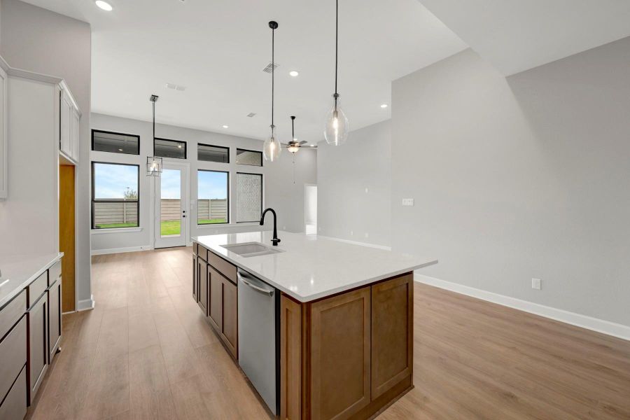 Furnished interior view inside a new home in Pomona 45' Homesites, Manvel (Image 10).