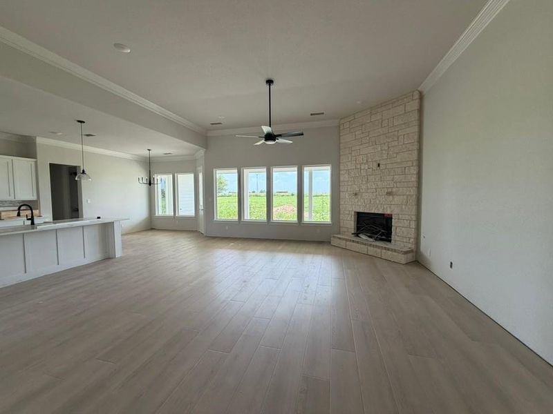 Spacious, unfurnished interior of a new home in Rocky Top, Krum (Image 7). Spacious, unfurnished interior of a new home in Rocky Top, Krum (Image 7).