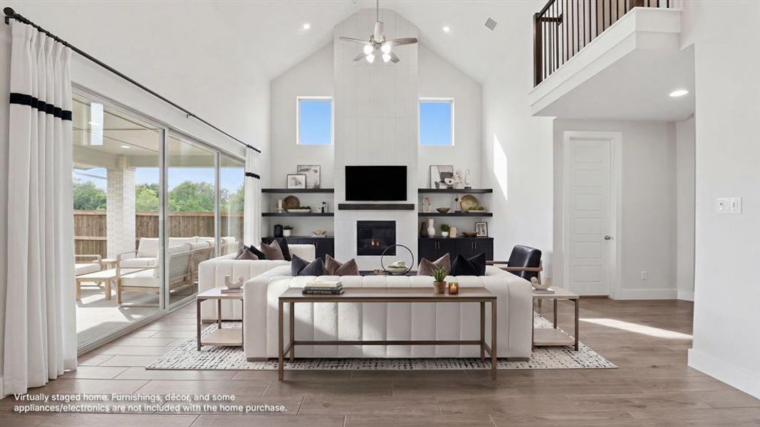 Furnished interior view inside a new home in The Parks at Wilson Creek, Celina (Image 11).
