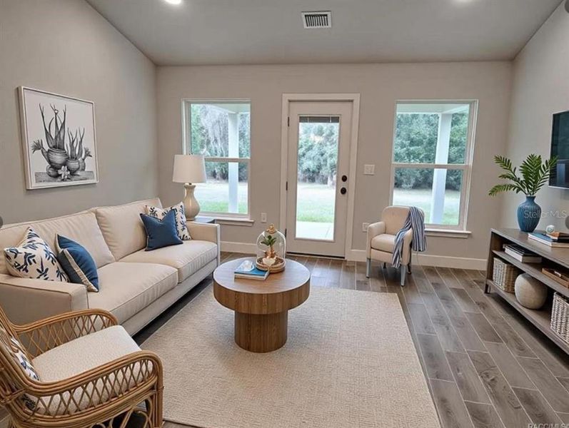 Furnished interior view inside a new home in , Inverness (Image 5).