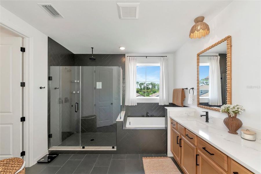 Furnished interior view inside a new home in , Parrish (Image 43).