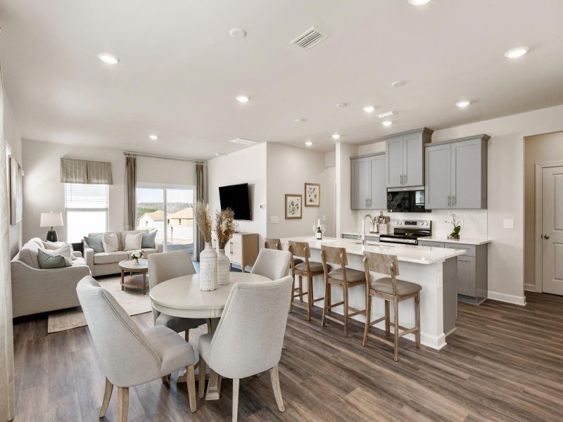 Furnished interior view inside a new home in Trivium Meadows, Newton (Image 3).