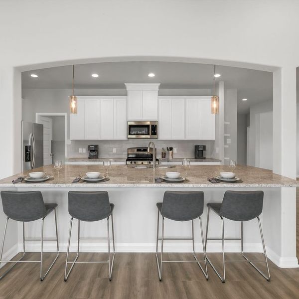 Furnished interior view inside a new home in Lexington Heights 50', Willis (Image 10). Furnished interior view inside a new home in Lexington Heights 50', Willis (Image 10).