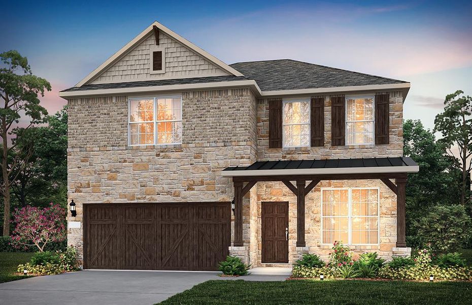 NEW CONSTRUCTION: Breathtaking two-story home available at Pinnacle at Legacy Hills in Celina