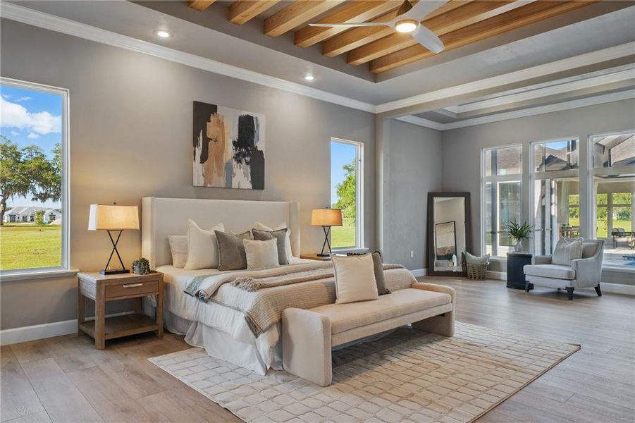 Furnished interior view inside a new home in , Archer (Image 26).