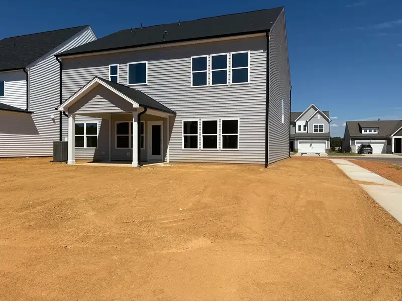 Exterior details and patio area of a home in Crescent Mills, Wilson's Mills (Image 3).