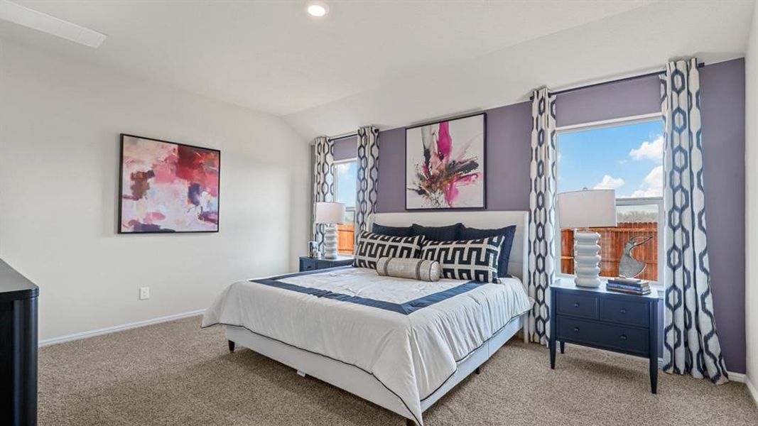 Furnished interior view inside a new home in Townes Landing, Fort Worth (Image 16).