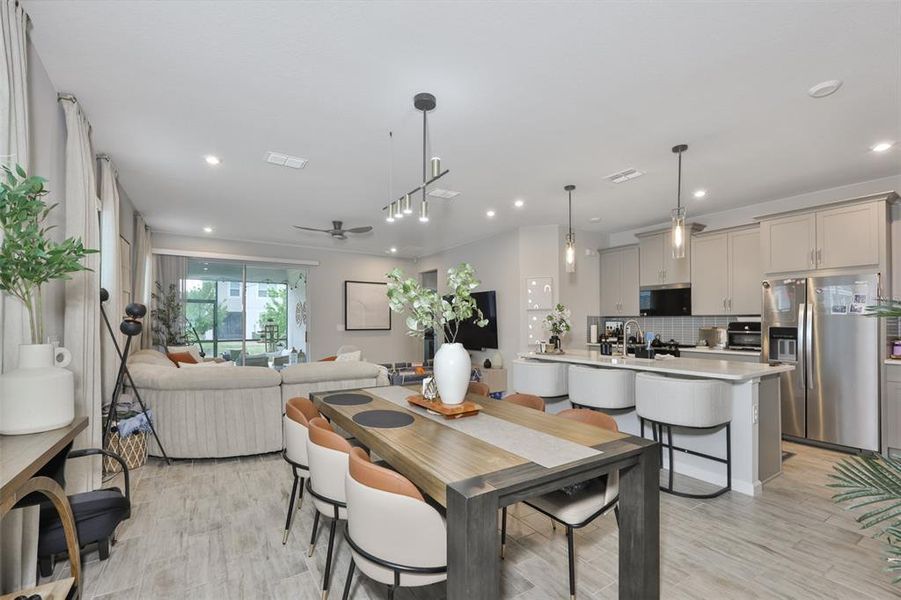 Furnished interior view inside a new home in , Brandon (Image 4).