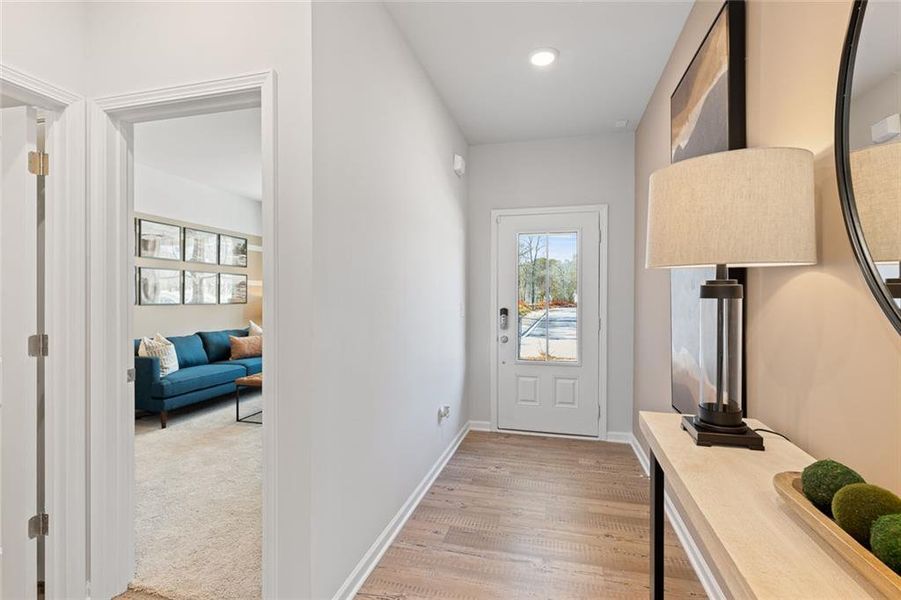 Furnished interior view inside a new home in Kingsley Creek, Lithonia (Image 10).