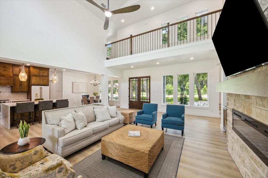 Furnished interior view inside a new home in , New Ulm (Image 19). Furnished interior view inside a new home in , New Ulm (Image 19).