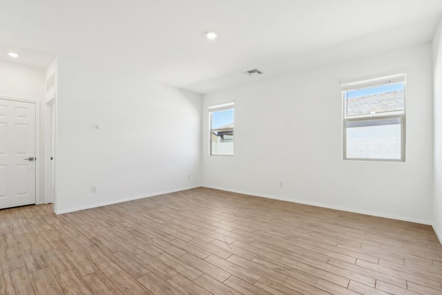 Guest retreat. Finishes and options may vary by community.