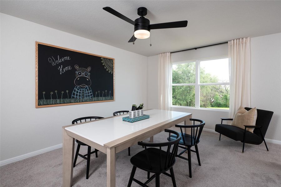 Furnished interior view inside a new home in Covered Bridge, Hutto (Image 13).