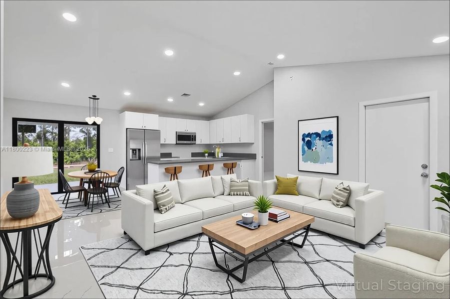 Furnished interior view inside a new home in , Lehigh Acres (Image 14). Furnished interior view inside a new home in , Lehigh Acres (Image 14).
