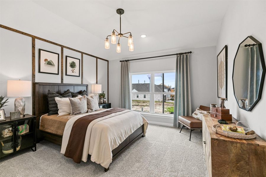 Furnished interior view inside a new home in Beamer Villas, Friendswood (Image 15).