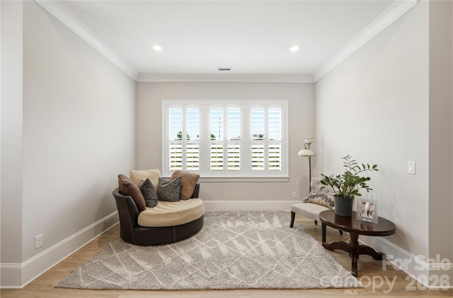 Furnished interior view inside a new home in Broadmoor at Marvin, Marvin (Image 26). Furnished interior view inside a new home in Broadmoor at Marvin, Marvin (Image 26).