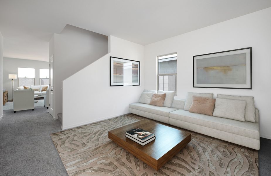 Representative furnished interior of a home built from the Supernova by Starlight Homes in Laveen Farms, Phoenix (Image 6).