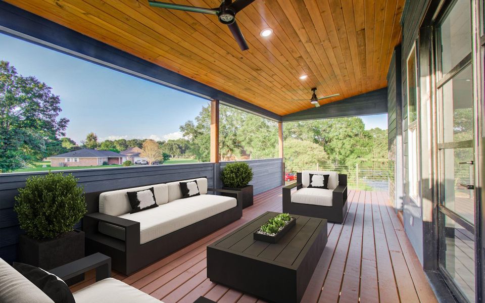 Furnished interior view inside a new home in , Trinity (Image 12).