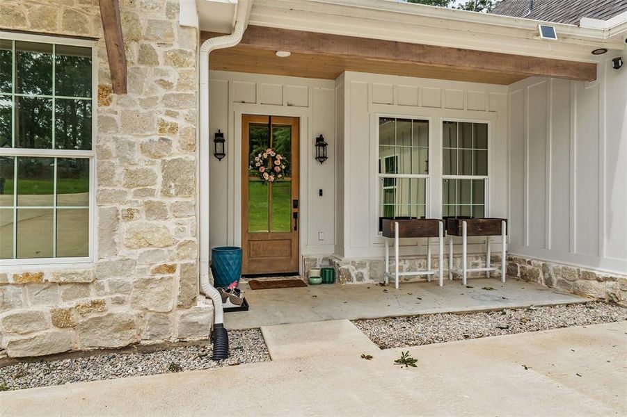 Exterior details and patio area of a home in , Tyler (Image 21).