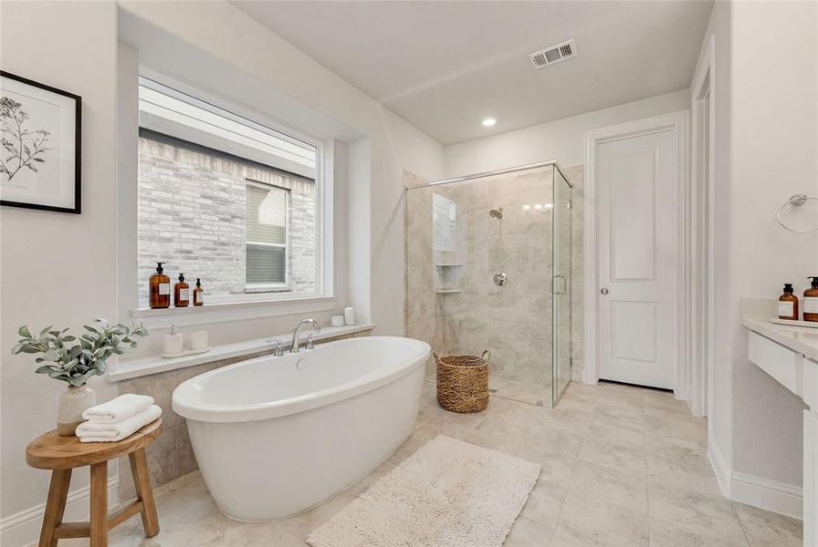 Furnished interior view inside a new home in Monterra, Rockwall (Image 25).