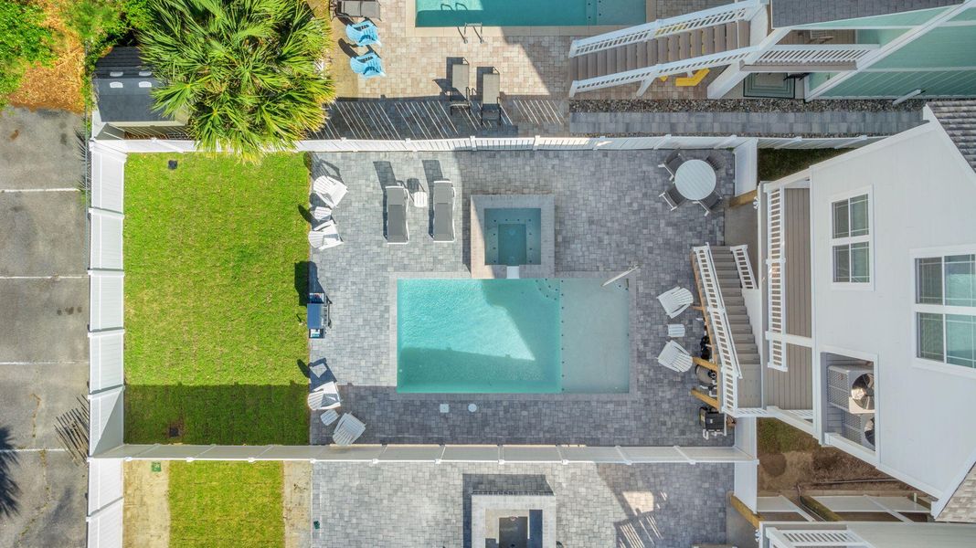 Exterior details and patio area of a home in , Surfside Beach (Image 30).