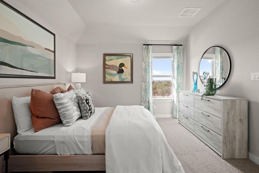 Furnished interior view inside a new home in Lakeside at Tessera, Lago Vista (Image 14). Furnished interior view inside a new home in Lakeside at Tessera, Lago Vista (Image 14).