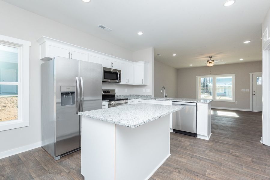 Representative furnished interior of a home built from the Dogwood by Foundation Home Builders LLC in Ambergate II, Rocky Mount (Image 3). Representative furnished interior of a home built from the Dogwood by Foundation Home Builders LLC in Ambergate II, Rocky Mount (Image 3).