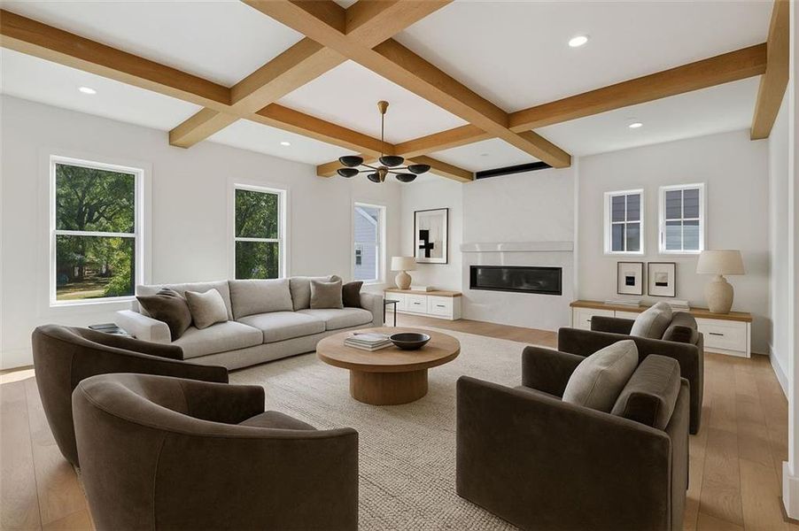 Furnished interior view inside a new home in , Brookhaven (Image 17).