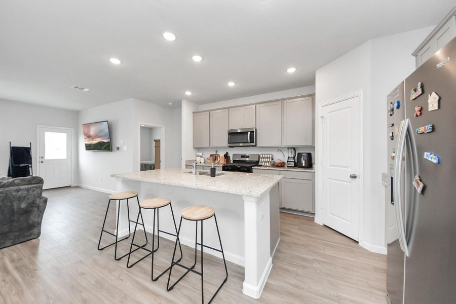 Furnished interior view inside a new home in The Villages at Westpointe, Dayton (Image 16). Furnished interior view inside a new home in The Villages at Westpointe, Dayton (Image 16).