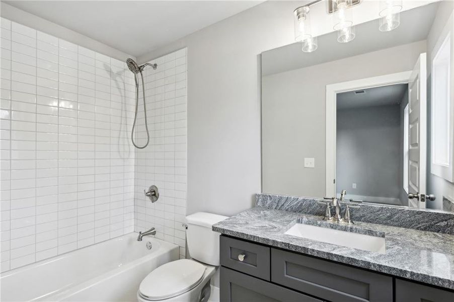 Furnished interior view inside a new home in , Atlanta (Image 13).