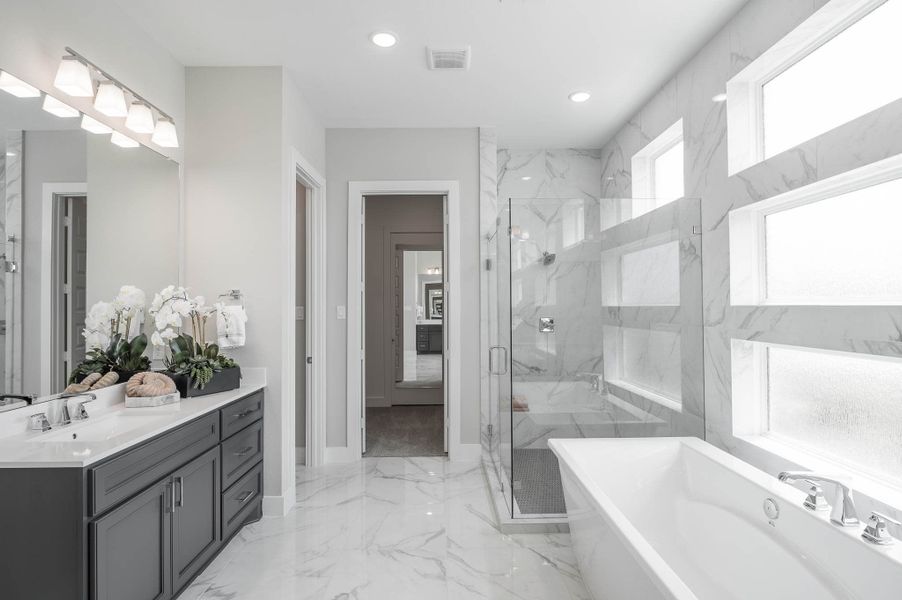 Representative furnished interior of a home built from the Casoria by Tri Pointe Homes in The Estates at James Lane, Fulshear (Image 32).