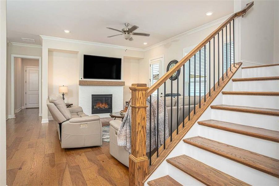 Furnished interior view inside a new home in Idylwilde, Canton (Image 19).