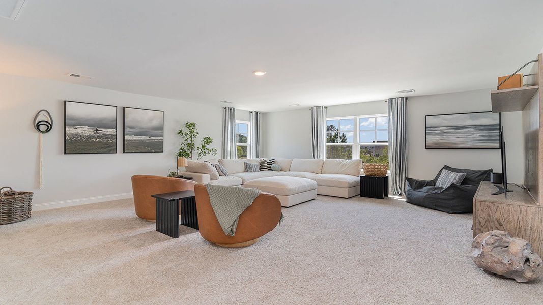 Furnished interior view inside a new home in The Forest at Black Bear, Longs (Image 9).