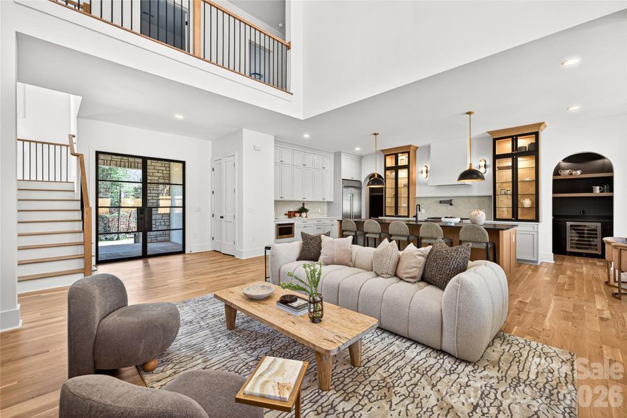 Furnished interior view inside a new home in , Belmont (Image 6).