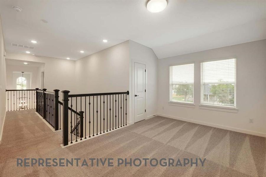 Spacious, unfurnished interior of a new home in Treeline, Justin (Image 13).