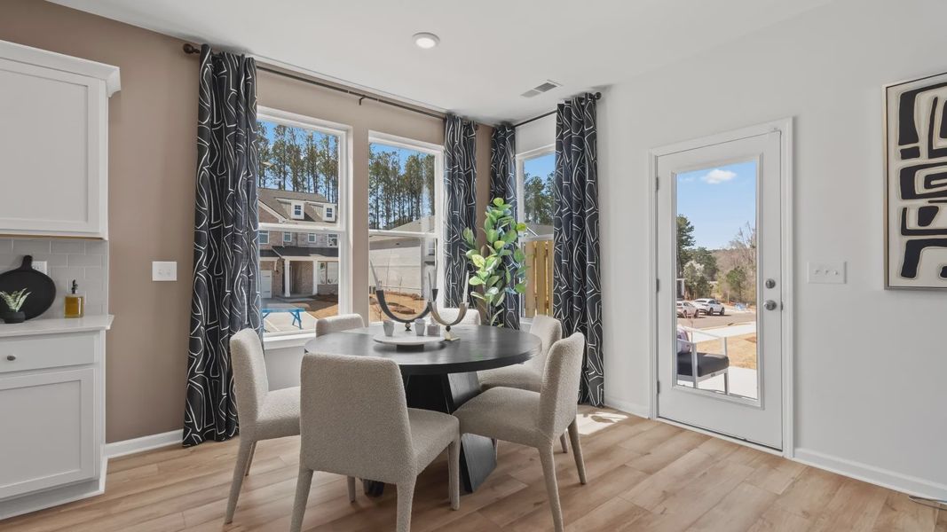 Furnished interior view inside a new home in Bowers Farm Townhomes, McDonough (Image 11).