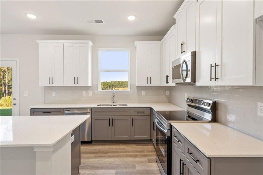Furnished interior view inside a new home in The Brooke at Rivertown, South Fulton (Image 9).