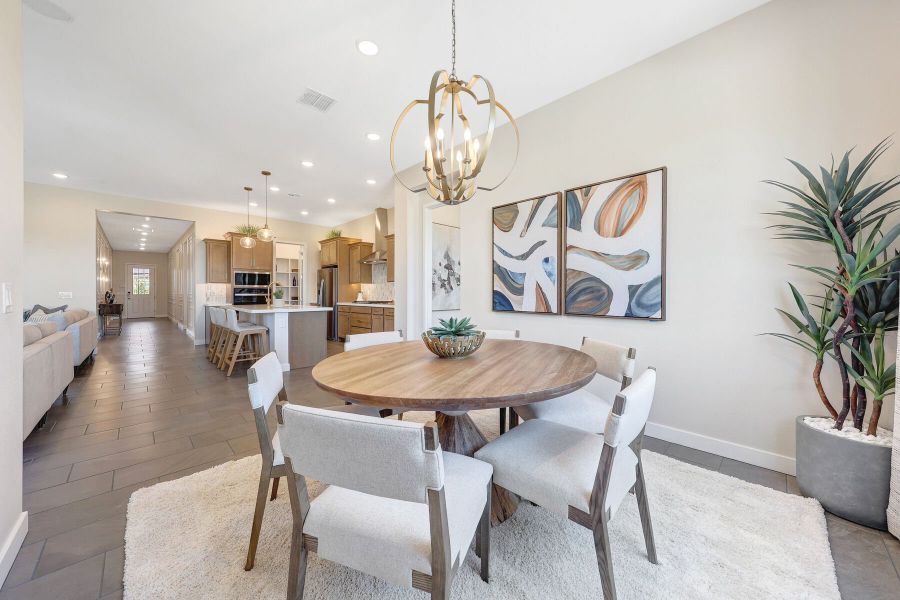 Representative furnished interior of a home built from the Cobalt by Mattamy Homes in Landmarke, Queen Creek (Image 19).