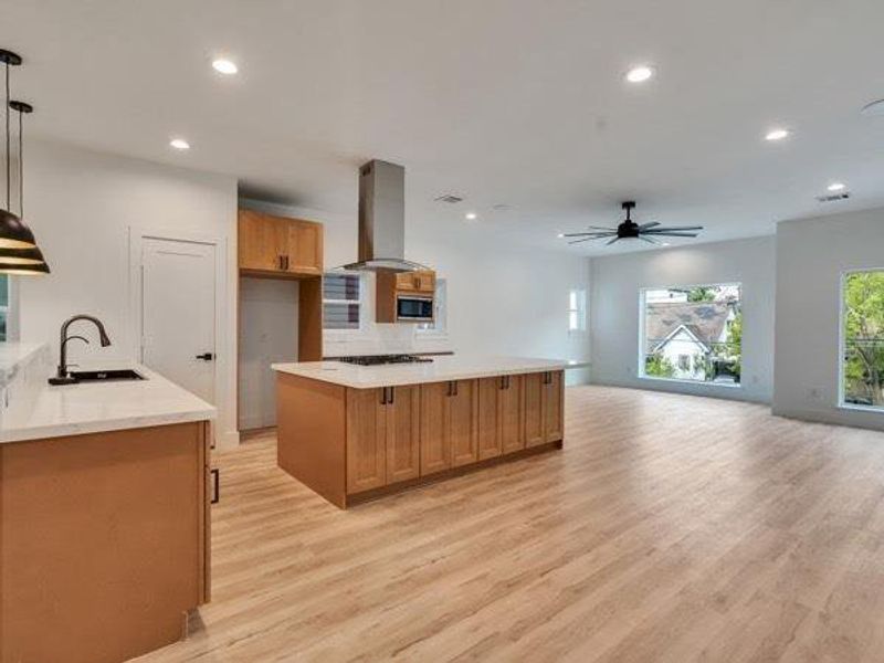 Furnished interior view inside a new home in , Houston (Image 16). Furnished interior view inside a new home in , Houston (Image 16).