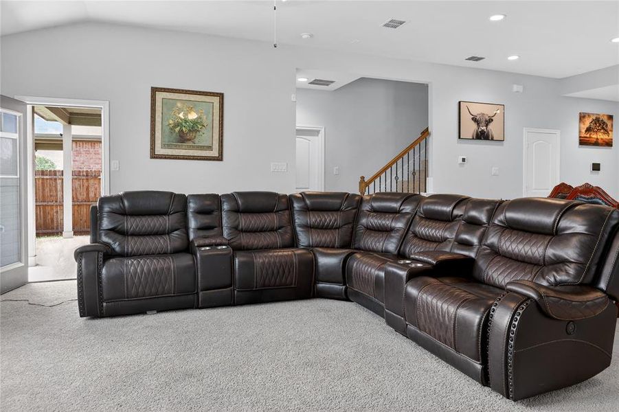 Furnished interior view inside a new home in , Fort Worth (Image 6). Furnished interior view inside a new home in , Fort Worth (Image 6).