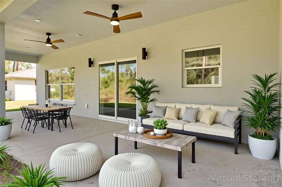 Furnished interior view inside a new home in , Sebring (Image 16). Furnished interior view inside a new home in , Sebring (Image 16).