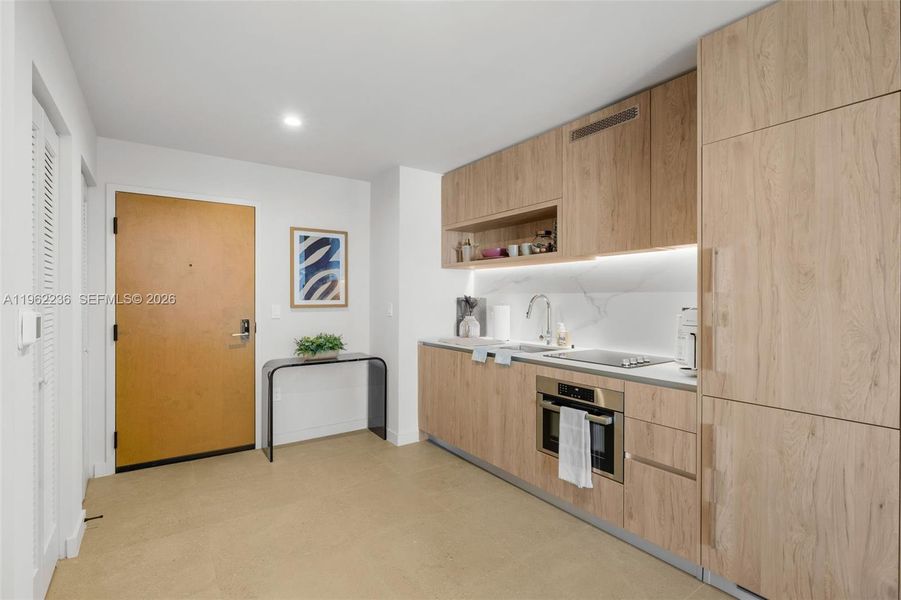 Furnished interior view inside a new home in , Miami (Image 10).