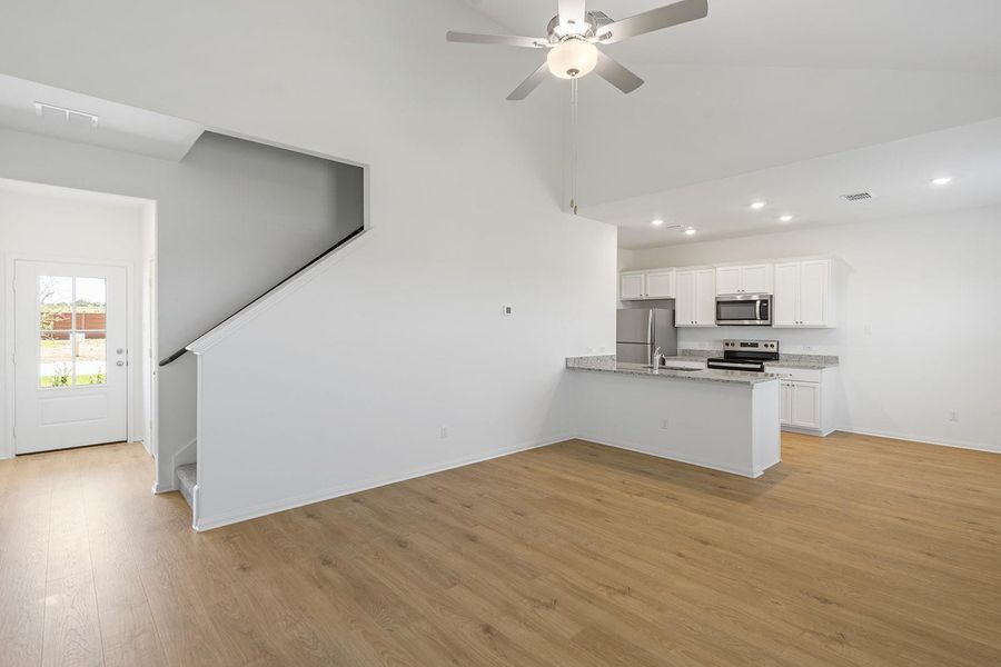 Spacious, unfurnished interior of a new home in Cypress Trails at Bauer Landing, Hockley (Image 10). Spacious, unfurnished interior of a new home in Cypress Trails at Bauer Landing, Hockley (Image 10).