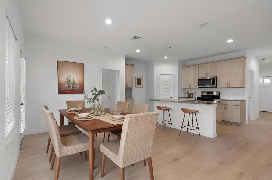 Smarthome! All lights, locks, and doors can be controlled with your phone! ( Virtually staged)