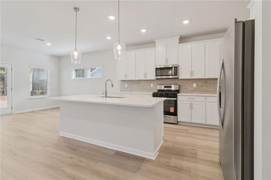 Furnished interior view inside a new home in Harmony Manor, Fairburn (Image 7).