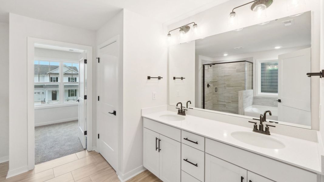 Furnished interior view inside a new home in Westport, York (Image 9).