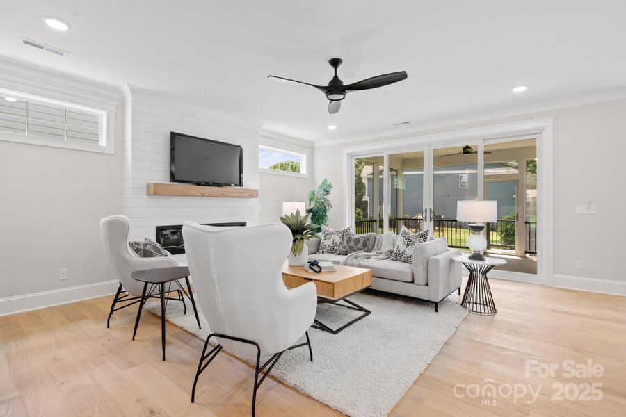 Furnished interior view inside a new home in , Charlotte (Image 31).