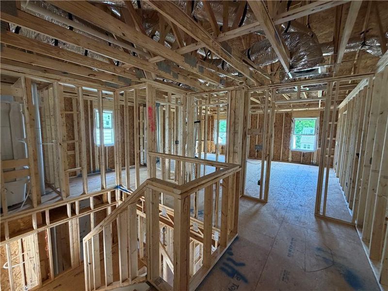 In-progress construction of a new home in Arbors at Richland Creek, Buford, GA (Image 55). In-progress construction of a new home in Arbors at Richland Creek, Buford, GA (Image 55).