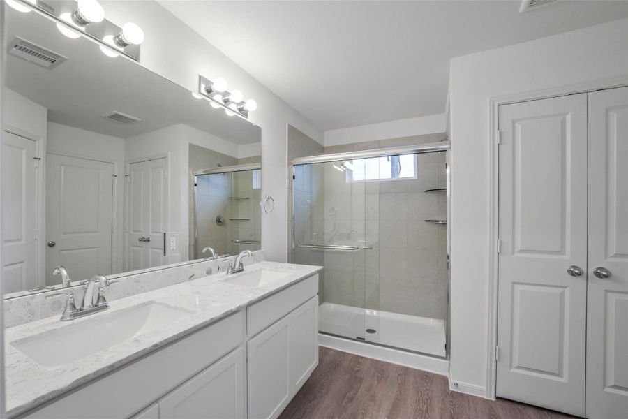 Furnished interior view inside a new home in , Houston (Image 11).