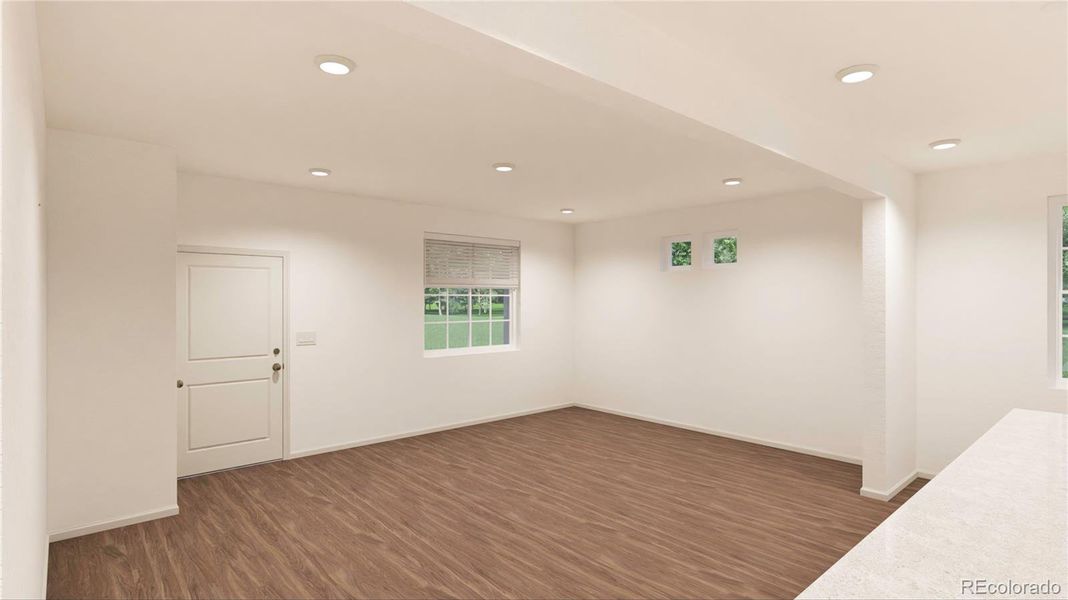 Spacious, unfurnished interior of a new home in Reunion, Commerce City (Image 15). Spacious, unfurnished interior of a new home in Reunion, Commerce City (Image 15).
